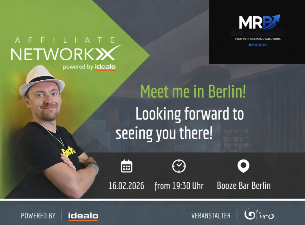 Affiliate NetworkxX @ E Commerce Berlin Expo 2026 in der booze bar berlin